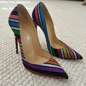 Christian Louboutin Heels - Rainbow Sparkle